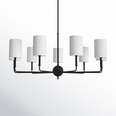 Rowley 9 - Light Metal Dimmable Chandelier