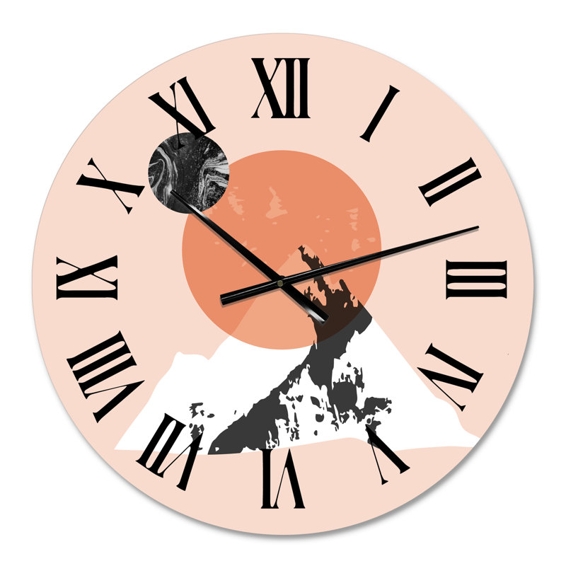 Horloge murale moderne, Moyen