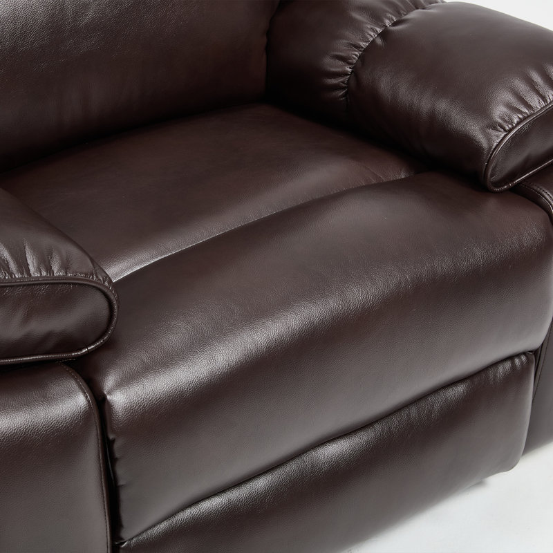 Aura 40.56" W Oversize Dual Motor Power Lift Recliner Chair With Heated And Massage Hidden Cup Holder, Dark Brown