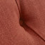 Siège transitionnel à boutons, coussin amovible, chaise de salon au fini bois foncé, accoudoirs ronds, pieds solides, coussin en mousse