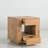 Oak End Table - Blending Style And Function With Thickened Top, Mobility, Storage Display Elegant Oak Rectangular Smooth Wheels