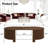 Oval Fluted Coffee Table-286672032