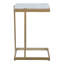 Brigitte Marble Top Frame End Table
