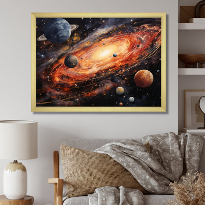 «Météores Comets Embrace I» sur toile
