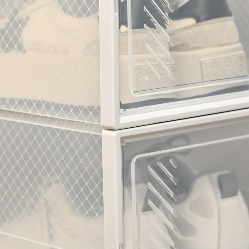 18 Pair Stackable Shoe Storage Box