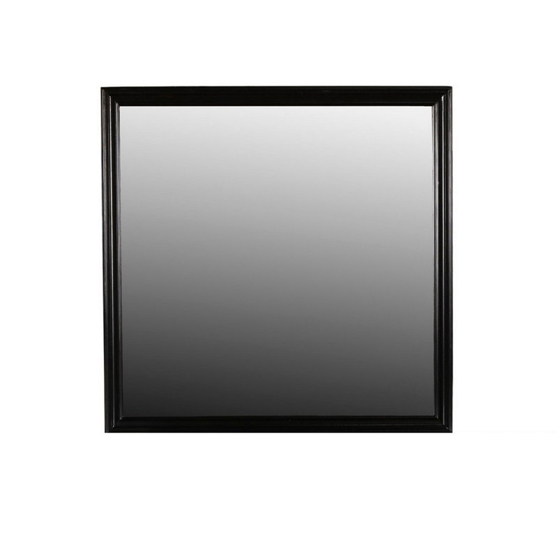 Huybert Wall Mirror, Black