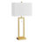 28.5" Metal Table Lamp Set With USB, Type-C Ports And Built-in Outlet -346653838