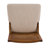 Elora Transitional Rubberwood Upholstered Dining Chairs With Cane Backrest-120283455