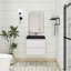 Ensemble de meuble-lavabo simple 24 po avec plateau en résine Esmay-1571092619