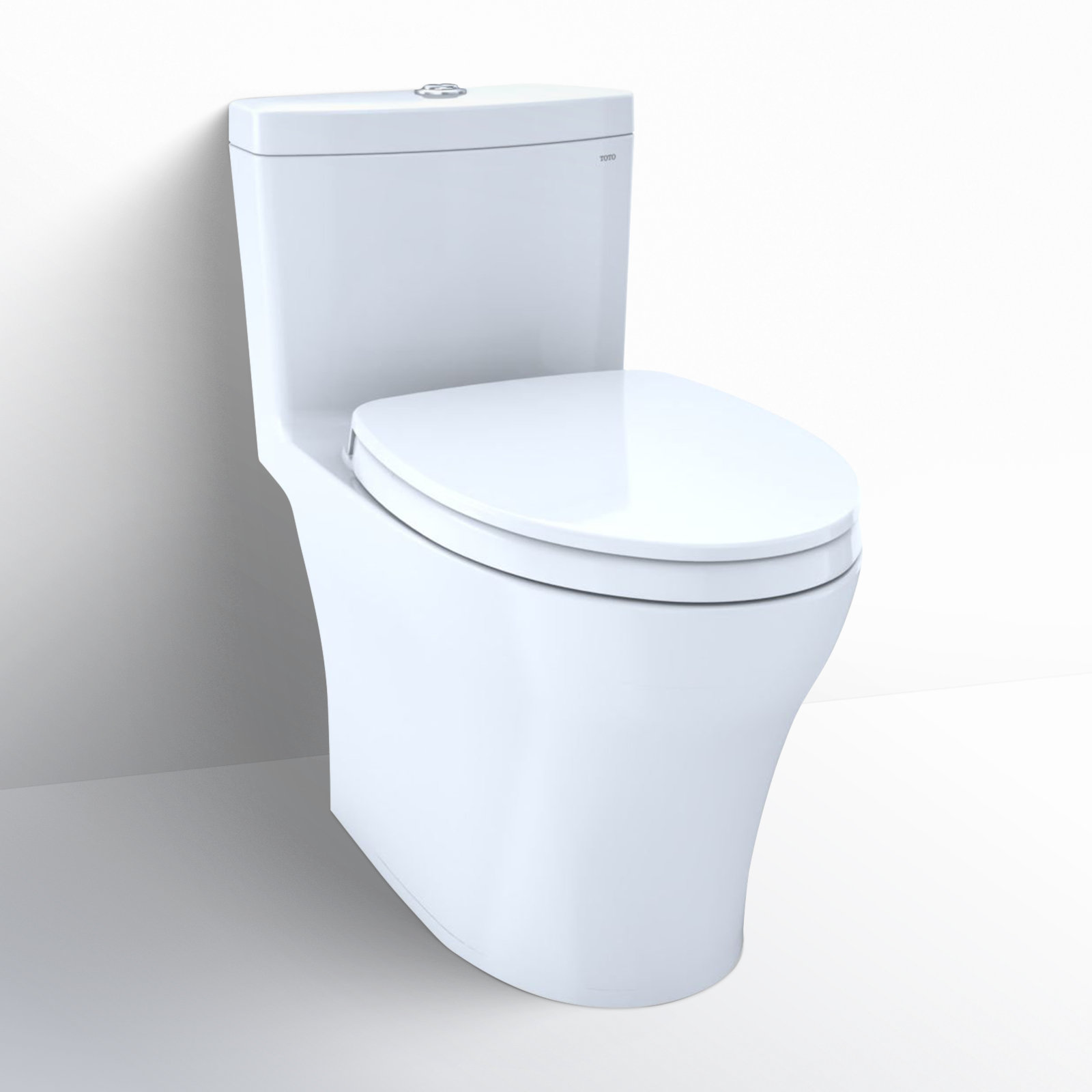 Aquia® IV Dual-Flush 1-Piece Toilet, Cotton White