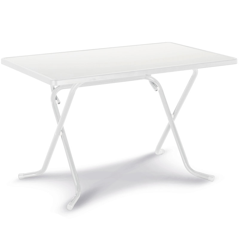 Madrid Folding Table Rectangular 110X70 Cm, White
