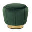 Scarlett 43cm Wide Tufted Round Standard Ottoman-490007306