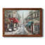 «Eiffel View From Charlie's Café», reproduction sur toile encadrée-950330955-950330954