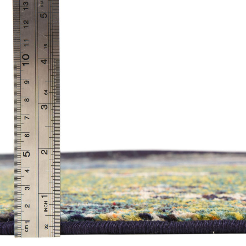 Rizer Washable Abstract Indoor Rug, Rectangle 9' x 12'2"