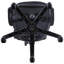 Chaise de bureau ergonomique avec siège en filet - augmente le débit d'air et le confort La hauteur réglable en noir offre une expérience d'assise confortable