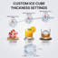 COGOCOO 100 Lb. Daily Production Cube Ice Freestanding Ice Maker