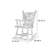 All walnut solid wood rocking chair
