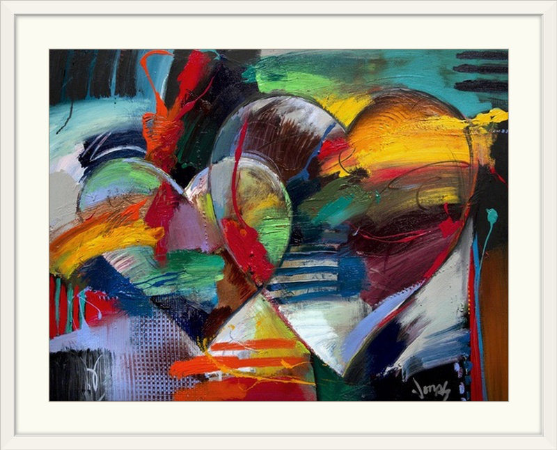 «Love In Love III» par Frioucheburg, impression, H 12 po x l 16 po x P 1,5 po, Toile