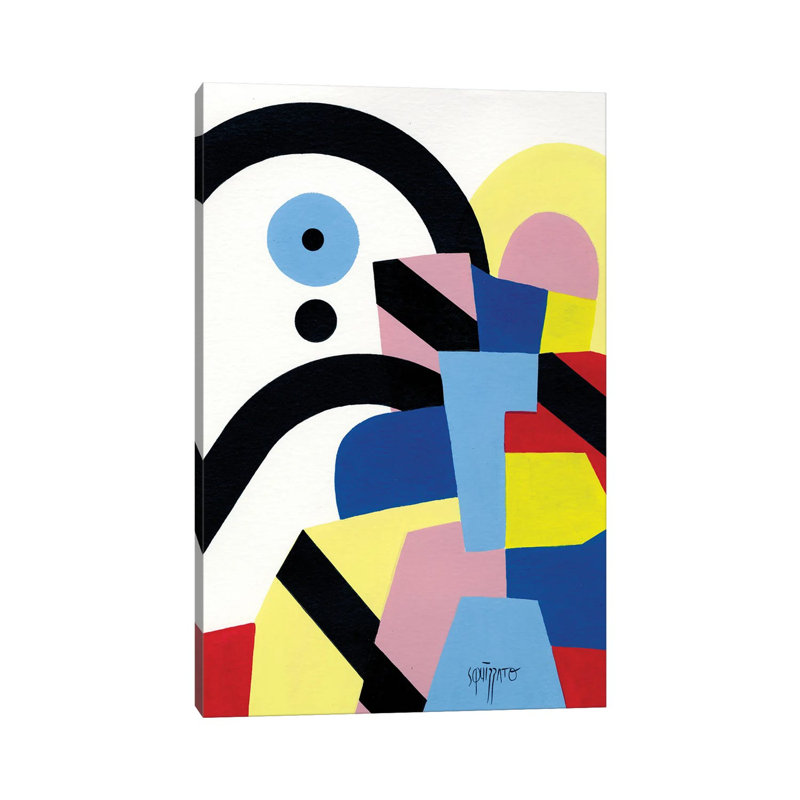 Black Rainbow Joe by Antony Squizzato - Wrapped Canvas Print, 45.72cm H x 30.48cm W