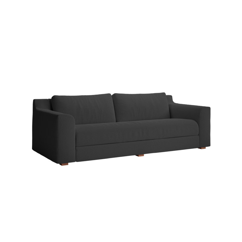 All-Natural Elevate Sofa 86", Shadow Upcycled Poly
