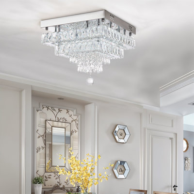 Crystal LED Flush Mount