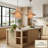 Rattan-Style Pendant Light, 20" Hand-Woven Rope Hanging Lamp, Japandi Boho 1-Light Dimmable Kitchen Island Light for Dining Room & Bedroom, Antique Brass