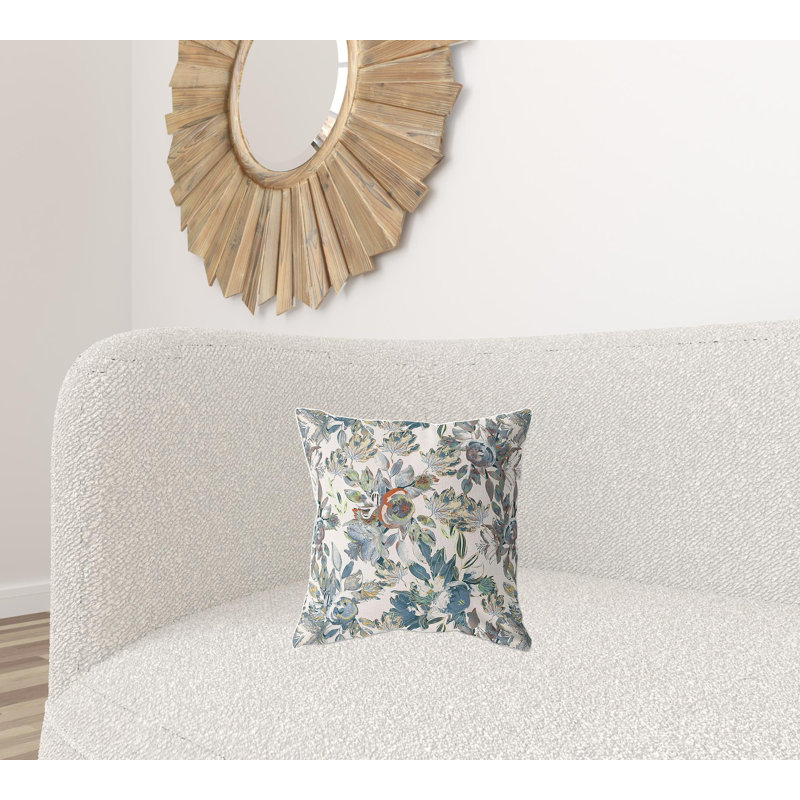 Coussin 16 po x 16 po Broadcloth, Gris