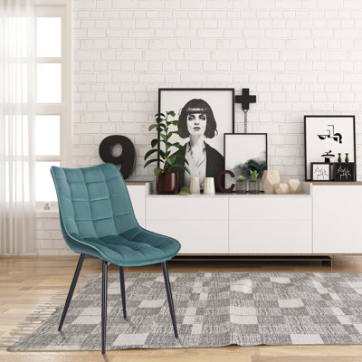Chattooga 46.5cm H Velvet Upholstered Side Chair