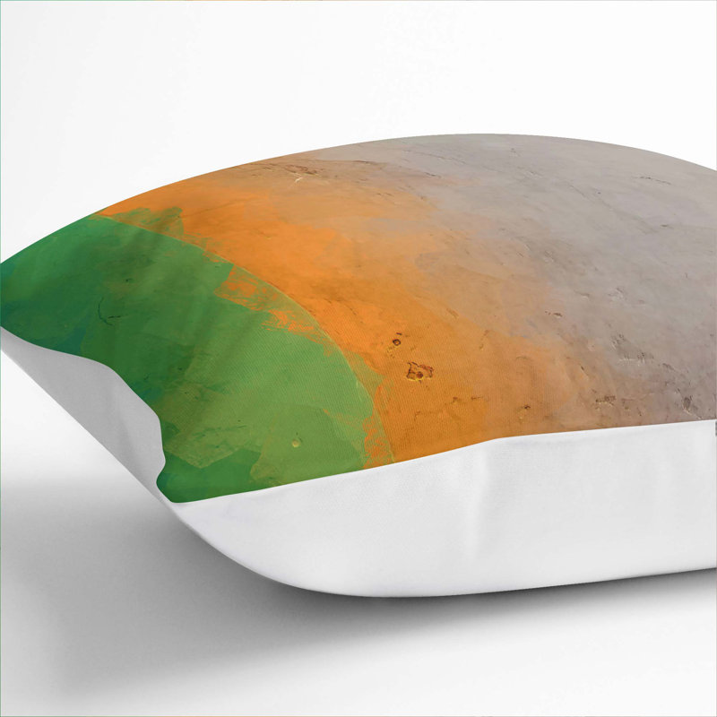 Square Throw Cushion, 55cm H x 55cm W x 20cm D, White