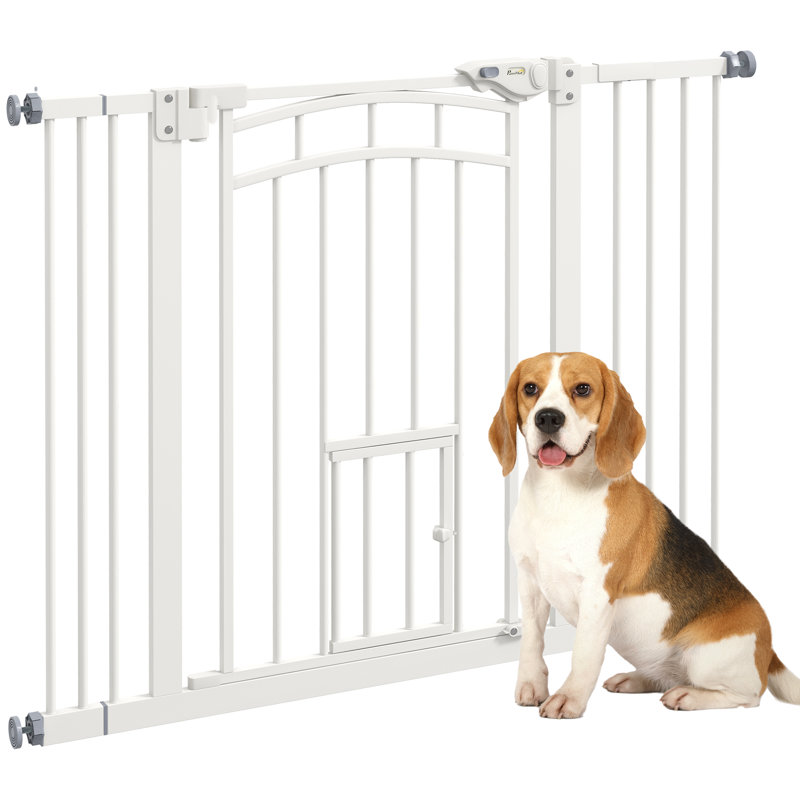 Barrière murale pour animaux Enoc, H 29,9 po x l 39,4 po x P 1,6 po, Blanc