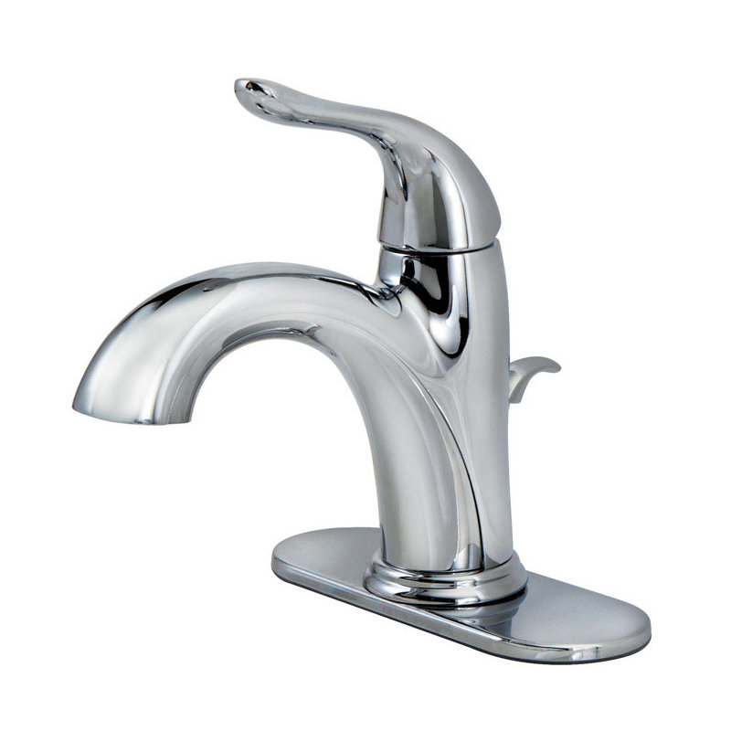 Centerset Bathroom Faucet, Chrome