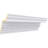 Endurathane Bedford Beaded Crown Moulding, 7 3/8"H x 7 1/4"P x 10 1/4"F x 94 1/2"L, (1 1/2" Repeat), Factory Primed