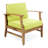 Club Chair In , Built With Wood And Slat Panels Patio Chair, Created From Resilient Design-523853743