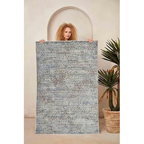 Chaing Machine Woven / Power Loomed 80cm X 150cm Area Rug
