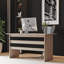 Bureau d'étude moderne, 55,1 po x 29,0 po x 23,6 po | 100% panneau de particules enduit de mélamine, épaisseur: 0,7 pouce | Conception élégante pour les bureaux à domicile et les espaces d'étude, durable et élégante, parfaite pour la productivit?-586237660
