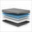 Mattresses | Gel Max 10 Inch California King Medium Firm Mattress | Foam | Grey+Black-1705988459-1705988460