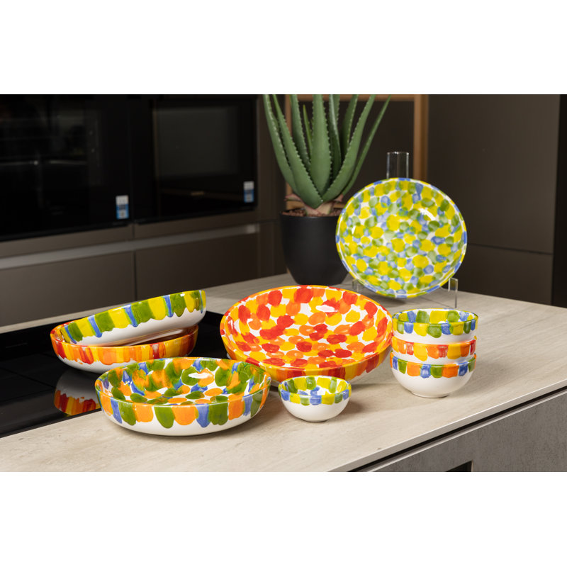 Jonson 12cm Tapas Bowls, Red/Green/Blue/White