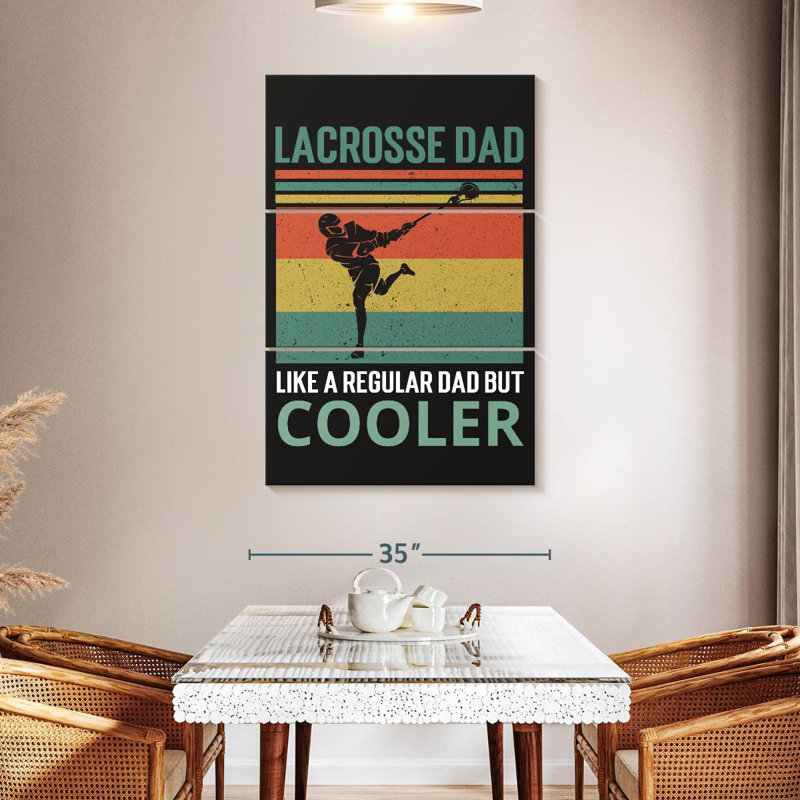 Sirci Lacrosse Dad, H 50 po x l 32 po