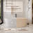 Monaco Casainc Freestanding Soaking Solid Surface Resin Stone Bathtub