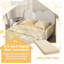 AIYAPLAY Toddler Bed Cloud-Themed Kids Bed Frame Ages 3-8 Years White