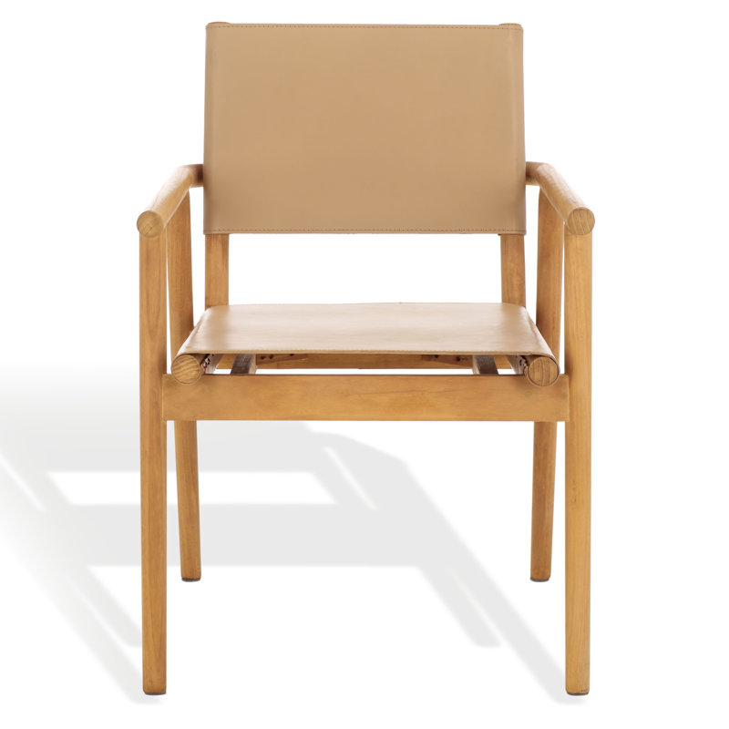 Tanihya Leather Dining Chair, Tan