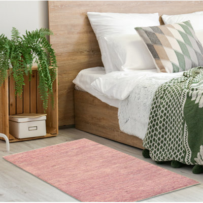 Tapis décoratif en laine de conception unique 4 pi 1 po x 6 pi 1 po Ayrin noué à la main New Age