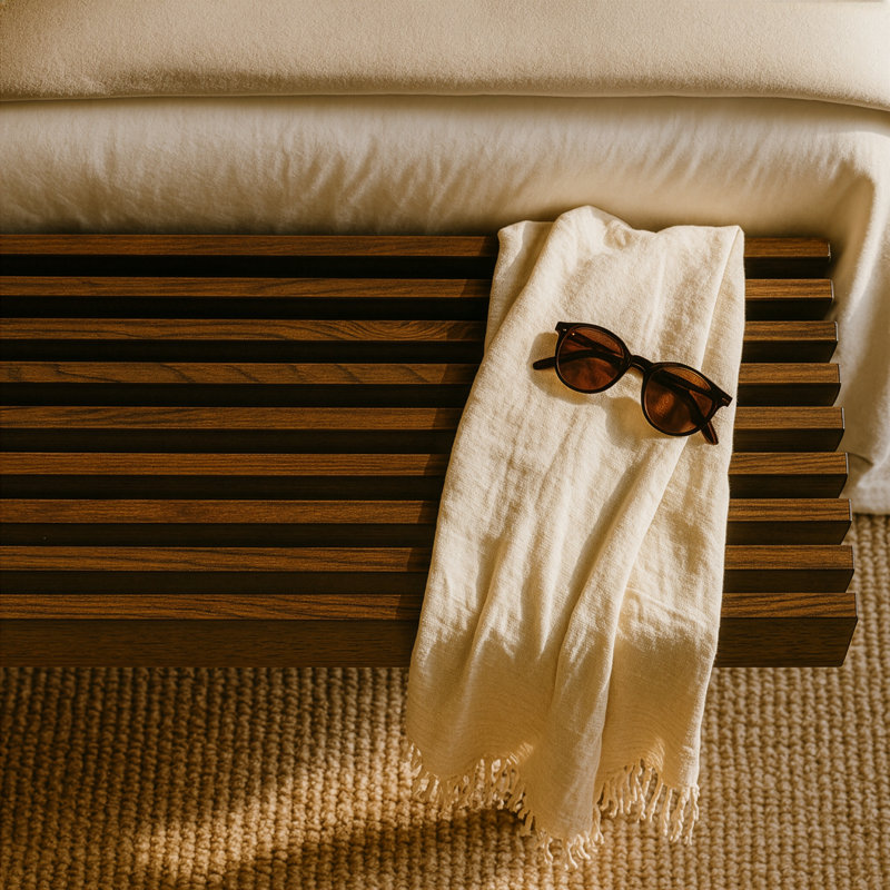 Banc en bois massif Chyra