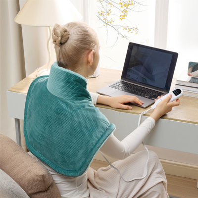 Bedsure Weighted Heating Pad for Neck and Shoulders Pain Relief