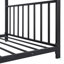 Lit plateforme simple en métal-865431408