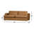 Cayden 96" Genuine Leather Sofa-124833483-105285873