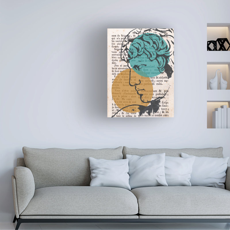 «Studio Classico II» bolognaise sur toile, H 47 po x l 35 po