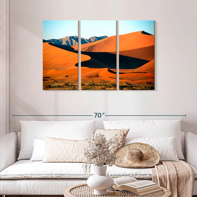Sossusvlei Dunes In Namib Desert, 28" H x 45" W
