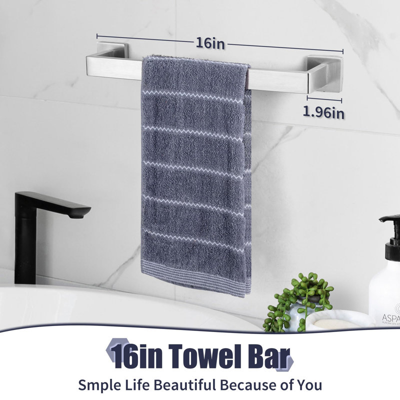 5-Pieces Bathroom Hardware Accessories Set, Nickel