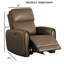 Contemporary Style Power Recliner-263648654